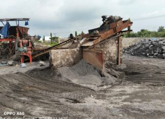 Diduga Pabrik Penggilingan Batu Di Desa Wonosekar Tak Mengantongin Izin
