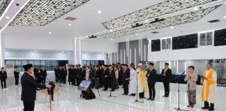 Sertijab Sekjen Kementerian ATR/BPN, Pudji Prasetijanto Hadi Minta Dukungan Dalam Mengemban Amanah