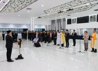 Sertijab Sekjen Kementerian ATR/BPN, Pudji Prasetijanto Hadi Minta Dukungan Dalam Mengemban Amanah