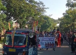 Bajay Perubahan Pimpin Karnaval Budaya di Alun Alun Depok