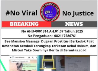 Bee Mansion Massage: Dugaan Prostitusi Berkedok Pijat Kesehatan Kembali Terungkap Terkesan Kebal Hukum