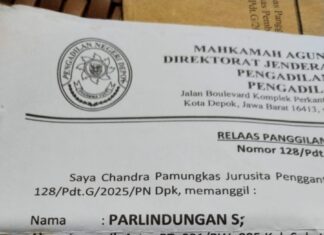Sengketa Tanah Dijalan Aster Sukatani Tapos Digelar Dipengadilan Negeri Depok