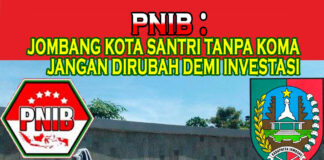 PNIB : Jombang Kota Santri, Toleransi Dan Pluralisme, Jangan Dirubah Atau Ditambahi The Root Of Java yang Justru Melunturkan Sejarah