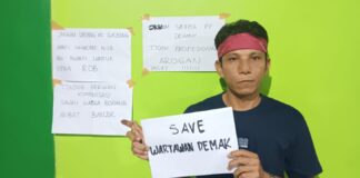 Terjadi, Satpol PP Demak Menghalang Wartawan Wawancara Bupati Selesai Acara Pembukaan Grebek Besar