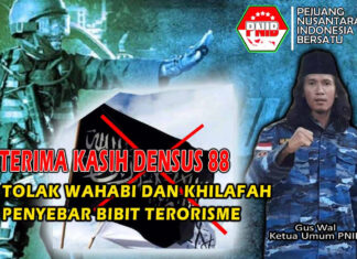 Pelajar SMA Menjadi Terduga Terorisme, PNIB : Waspada Perekrutan Wahabi Dan Khilafah Melalui Medsos