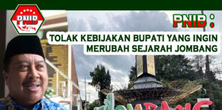 Polemik Rencana Perubahan Semboyan Kota Jombang, PNIB : Tolak Dan Ganti Bupati Yang Akan Menghilangkan Jatidiri Jombang Kota Santri
