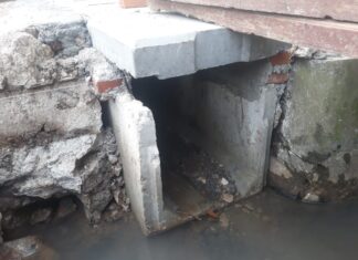 Pekerjaan Pembangunan Drainase di Perum Tirta Mandala RW.26, Diduga Asal Jadi