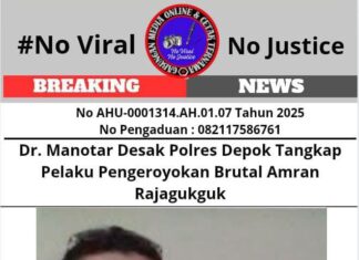Dr. Manotar Desak Polres Depok Tangkap Pelaku Pengeroyokan Brutal Amran Rajagukguk