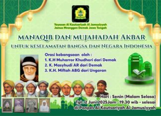 Manaqib dan Mujahadah Akbar Yayasan Al kautsariyah Mranggen Demak, Untuk Keselamatan Bangsa dan Negara Indonesia