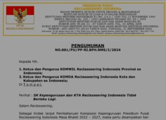 RECLASERING INDONESIA BERBENAH