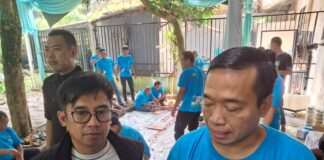 Kantor BPN Kota Depok Berbagi Daging Kurban Bersama Wartawan Depok