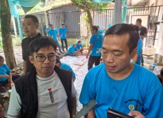 Kantor BPN Kota Depok Berbagi Daging Kurban Bersama Wartawan Depok