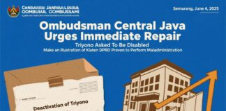 DPRD Klaten Terbukti Lakukan Mal Administrasi, Ombudsman Jateng Desak Perbaikan Segera, Triyono Diminta Dinonaktifkan, SOP Penanganan Pengaduan Harus Dibentuk