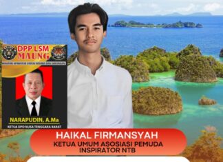 Ketum Asosiasi Pemuda Inspirator NTB Apresiasi Keberadaan LSM MAUNG di NTB