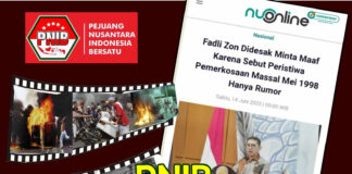 PNIB : JasMerah JasHijau Jangan Hapus Catatan Sejarah, Baik Buruknya Menjadi Proses Menjadi Indonesia Seutuhnya