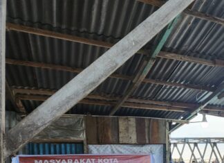 Warga Kota Tanjung Balai Tebarkan Spanduk Menolak Adanya Aktivitas PMI (Pekerja Migran Indonesia) Ilegal di Wilayah Mereka