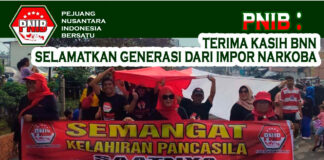 Pengungkapan 2,1 Ton Nakotika, PNIB : Apresiasi Tinggi kepada BNN yang Telah Menyelamatkan Jutaan Generasi dari Barang Haram