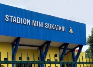 Proyek Rehab Stadion Sukatani 3,9 M Kok Gak Pake Keselamatan Kerja