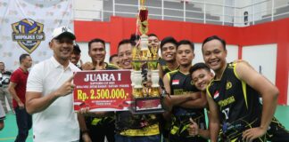Partai Puncak Kapolres Cup 2025, Samapta VC dan Mranggen VC Berhasil Raih Juara I