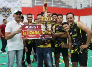 Partai Puncak Kapolres Cup 2025, Samapta VC dan Mranggen VC Berhasil Raih Juara I