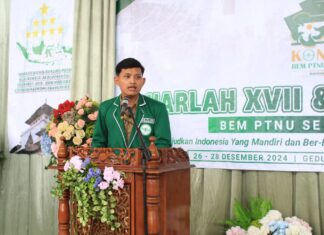 Arya Eka Bimantara Direktur Lembaga Kajian Strategis Dan Advokasi Nasional BEM PTNU Se-Nusantara Menyampaikan Bahwa BEM PTNU Soroti GEOPOLITIK EKONOMI Global