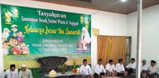 Keluarga Besar Hajah Sunarsih Mengelar Acara Tasyakuran Dan Santunan Anak Yatim