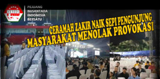 Ceramah Zakir Naik Di Malang Sepi Pengunjung PNIB : Masyarakat Sudah Muak Diprovokasi, Segera Deportasi Zakir Naik!