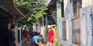 Patut Dicontoh, Berbasis Swadaya Masyarakat RW 07 Boponter Laksanakan Perbaikan Jalan