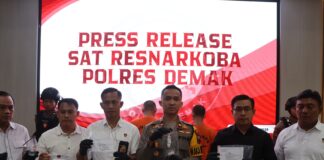 Satresnarkoba Polres Demak Berhasil Bekuk 4 Pelaku Penyalahgunaan Narkoba