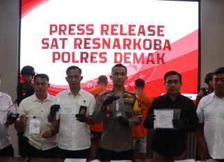 Satresnarkoba Polres Demak Berhasil Bekuk 4 Pelaku Penyalahgunaan Narkoba