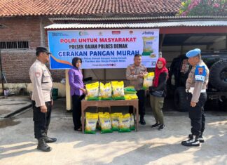 Polres Demak Gelar Pasar Murah, 5 Kilogram Beras Dijual Dengan Harga Rp. 57.500