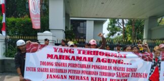 Aliansi Mahasiswa minta Presiden Prabowo Turun Tangan Eksekusi Samsul Tarigan