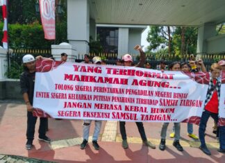 Aliansi Mahasiswa minta Presiden Prabowo Turun Tangan Eksekusi Samsul Tarigan