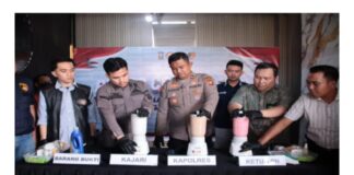 Polres OKI Musnahkan Narkoba, Hasil Pengungkapan Dua Kasus