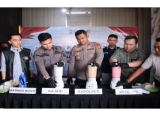 Polres OKI Musnahkan Narkoba, Hasil Pengungkapan Dua Kasus