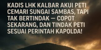 “Akui PETI Cemari Sungai Sambas, Tapi Tak Bertindak”? Maung Kalbar Desak Copot Kadis LHK Kalbar !
