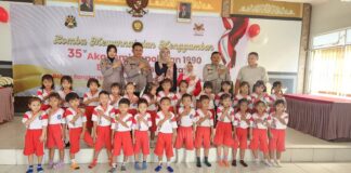 Polsek Sayung Polres Demak dan Alumni Akpol 90 Gelar Lomba Sambut HUT RI ke-80 Tahun