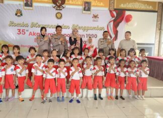 Polsek Sayung Polres Demak dan Alumni Akpol 90 Gelar Lomba Sambut HUT RI ke-80 Tahun