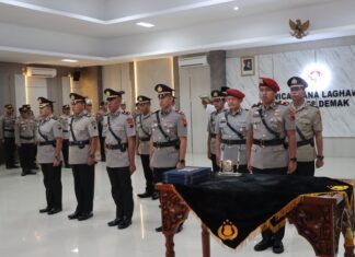 Gelar Sertijab, Kapolres Demak : Mari Bangun Polres Demak Yang Solid