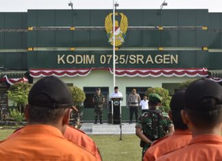 Bupati pimpin Apel di Kodim Sragen, Tekankan 4 poin