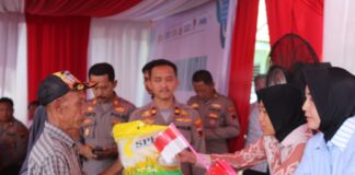 Polres Demak Ikuti Peluncuran Gerakan Pangan Murah Polri