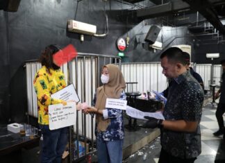 Direktorat Narkoba Polda Sumut Pra Rekon di THM CDI, Ini Jumlah Pengunjungnya