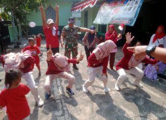 Koramil 12/Simo Meriahkan HUT RI ke-80 dengan Lomba Tradisional Penuh Tawa dan Kebersamaan