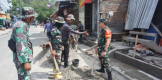 Pastikan Sesuai Rencana, Dansatgas TMMD Reguler Ke -125 Kodim 0735/Surakarta Rutin Cek Ke Lokasi
