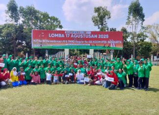 Semarakkan HUT RI Ke-80, Satgas TMMD Reguler Ke-125 Kodim 0735/Surakarta Gelar Berbagai Macam Perlombaan