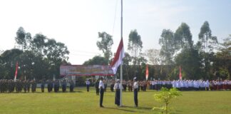 Satgas TMMD Reguler Ke-125 Kodim 0735/Surakarta Gelar Upacara Peringatan HUT Kemerdekaan RI Ke-80 Tahun 2025