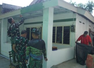 Hari Ini Progres Sasaran Fisik Rehab RTLH TMMD Ke-125 Kodim 0735/Surakarta Capai 95 Persen