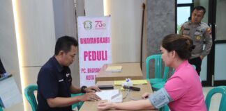 Wujud Kepedulian Sosial, Polres Demak Gelar Donor Darah