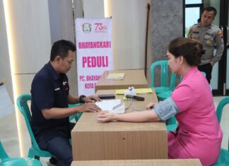 Wujud Kepedulian Sosial, Polres Demak Gelar Donor Darah