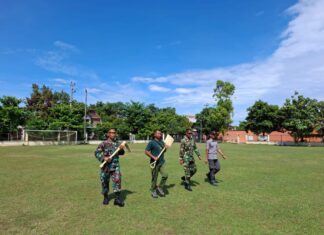 Kodim 0735/Surakarta Gelar Gladi Upacara Penutupan TMMD Reguler Ke-125 di Lapangan Karangasem